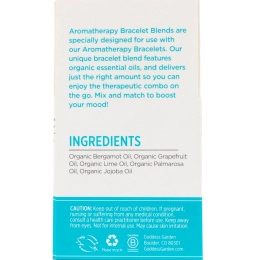 Goddess Garden, Органический продукт, Счастливый день, Купаж для ароматерапевтического браслета, 0,125 ж. унц.(3,7 мл)