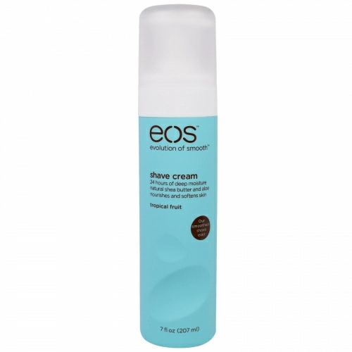 EOS, Крем для Бритья, Тропические фрукты, 7 жидких унций (207 мл)