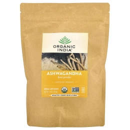 Organic India, Порошок из корня ашваганды, 454 г (16 унций)