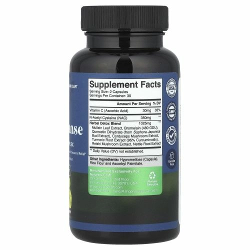 Nature's Craft, Lung Cleanse, 60 капсул