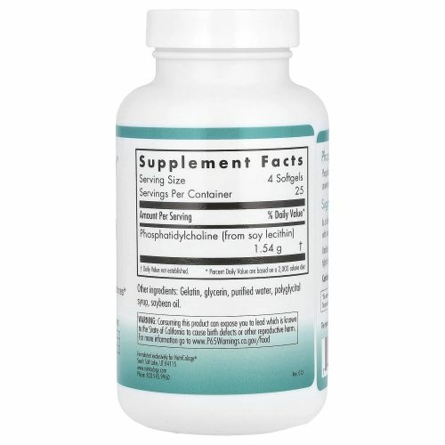 Nutricology, Фосфатидилхолин, 100 капсул