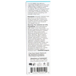 Goddess Garden, Organics, Сотрите день, Минеральное удаляющее чистящее средство, 4 унции (113 г)