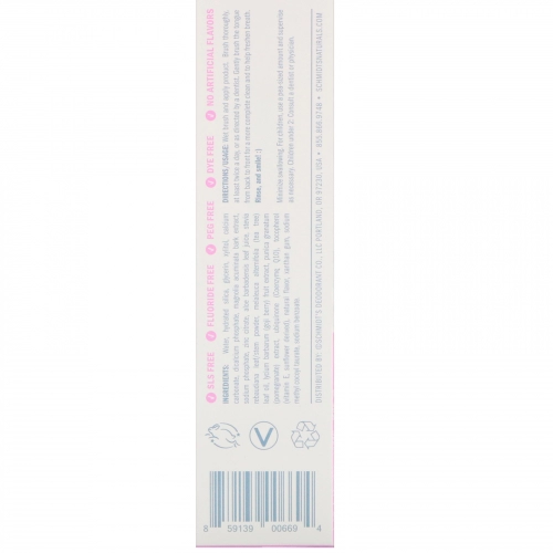Schmidt's, Tooth + Mouth Paste, Jasmine + Spearmint, 4.7 oz (133 g)