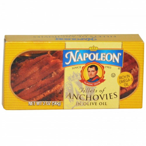 Napoleon Co., Филе анчоуса в оливковом масле, 2 унции (56 г)