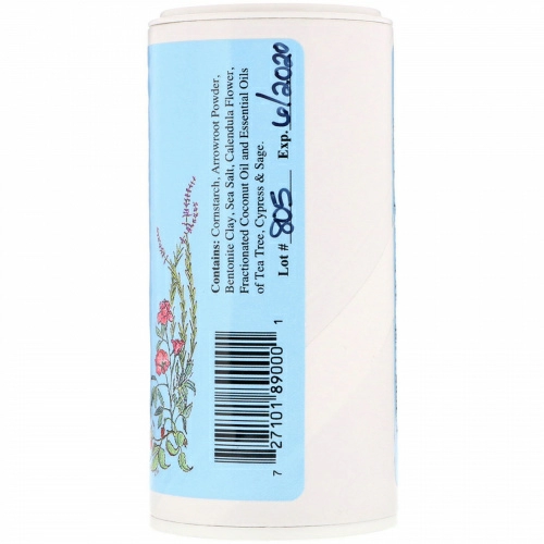 WiseWays Herbals, LLC, Tea-Tree Foot Powder, 3 oz (85 g)