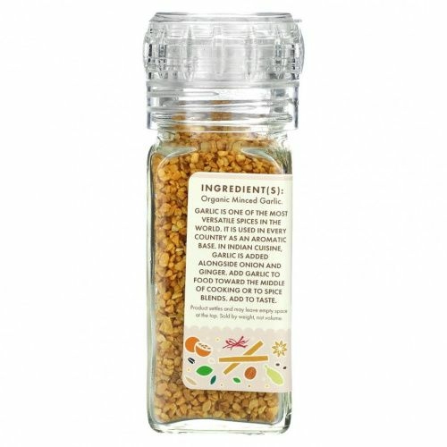 Pure Indian Foods, Органический чеснок, рубленый, 70 г (2,5 унции)