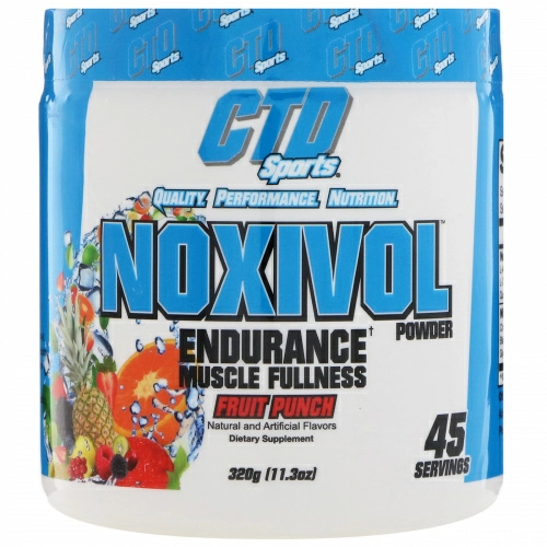 CTD Sports, Noxivol порошок, фруктовый пунш, 11,3 унц. (320 г)