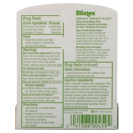 Blistex, Lip Protectant/Sunscreen, SPF 15, Orange Mango Blast, 0.15 oz (4.25 g)