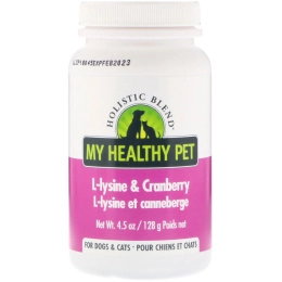Holistic Blend, My Healthy Pet, L-lysine & Cranberry, For Dogs & Cats, 4.5 oz (128 g)