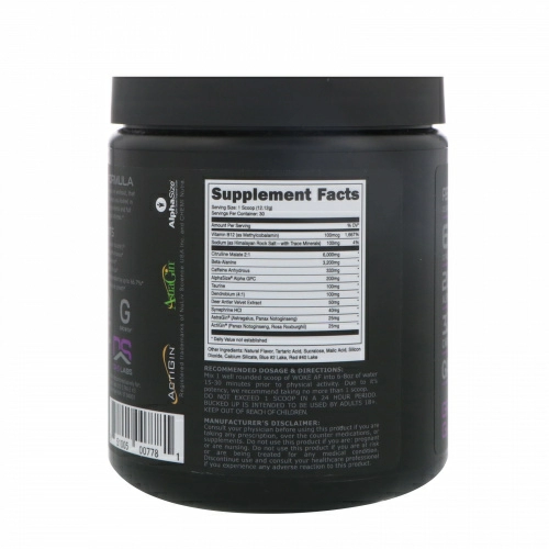 Bucked Up, WOKE AF, Pre-Workout, Grape Gainz, 12.82 oz (363.57 g)