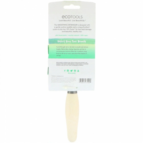 EcoTools, Сглаживающая расческа для устранения узелков, 1 кисть