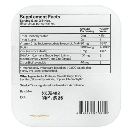 Diso, Collagen Boost, коллаген с ягодным ассорти, 30 полосок для полости рта