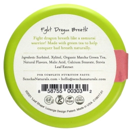 Sencha Naturals, Зеленый чай с мятой, розовый драконий фрукт, 35 г (1,2 унции)