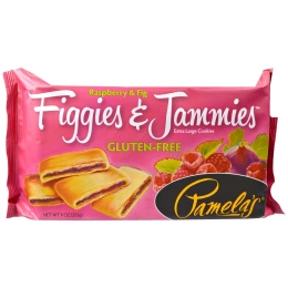 Pamela's Products, Figgies и Jammies, очень большие печенья, малина и инжир, 9 унций(255 г)