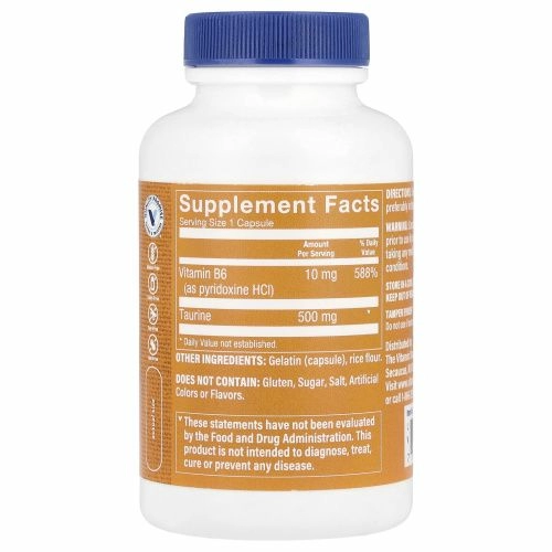 The Vitamin Shoppe, таурин, 500 мг, 100 капсул