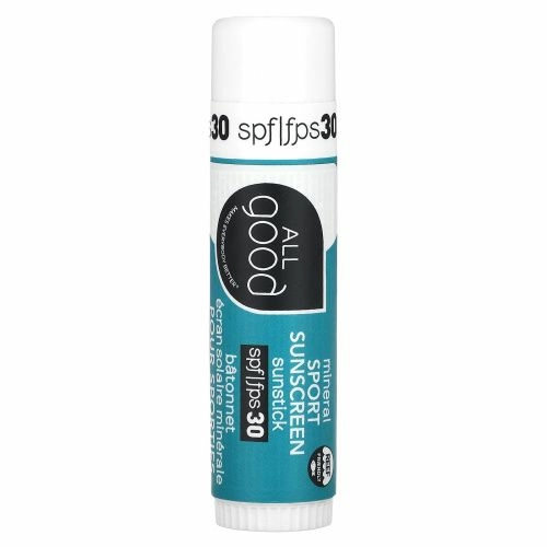 All Good Products, Sunstick, Zinc Sunscreen, SPF 30, Unscented, .6 oz