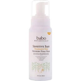 Babo Botanicals, Sensitive Baby, моющее пенное средство для новорожденных, не содержит отдушек, 9 ж. унц. (266 мл)