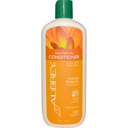 Aubrey Organics, Островные натуральные компоненты, обновляющий восстановитель, для сухих и вьющихся волос, 11 жидких унций (325 мл)