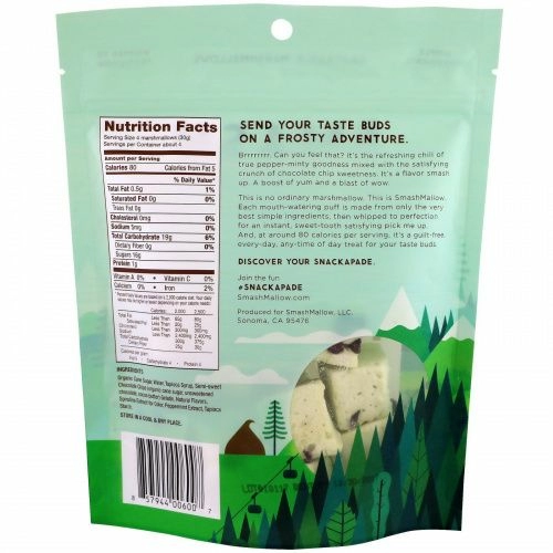 SmashMallow, Mint Chocolate Chip,  4.5 oz (128 g)