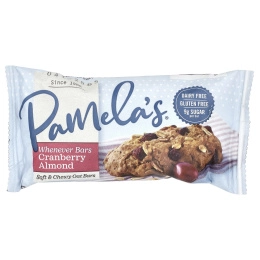 Pamela's Products, Wheever Bars, овсяные батончики с клюквой и миндалем, 5 батончиков по 40 г (1,41 унции)