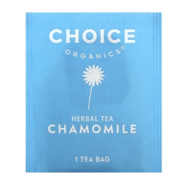 Choice Organic Teas, травяной чай, ромашка, без кофеина, 16 чайных пакетиков, 14 г (0,50 унции)