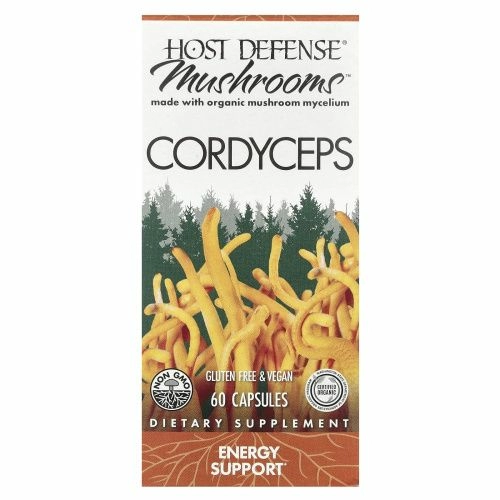 Fungi Perfecti, "Кордицепс военный для защиты организма" из серии "Грибы для защиты организма", грибной энергетик на основе кордицепса военного, 60 капсул в растительной оболочке