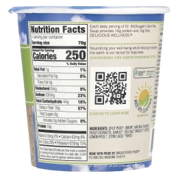 Dr. McDougall's, Веганский гороховый суп, 70 г (2,5 унции)