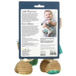 Itzy Ritzy, Link & Love, Activity Plush с силиконовым прорезывателем, от 0 месяцев, Llama, 1 прорезыватель