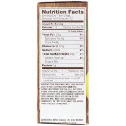 Nature's Bakery, Батончик из инжира, лимон, 6 двойных упаковок, по 2 унции каждый