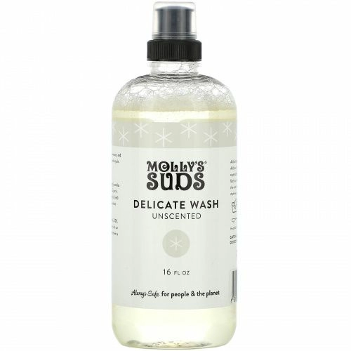 Molly's Suds, Delicate Wash, Unscented, 16 fl oz (473 ml)