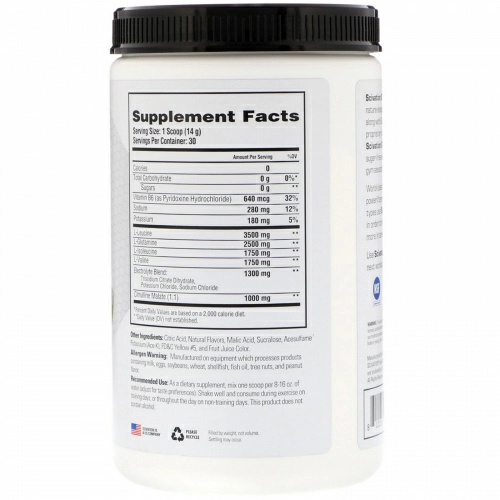 Scivation, Xtend, аминокислоты с разветвлённой цепью, маргарита, 420 г