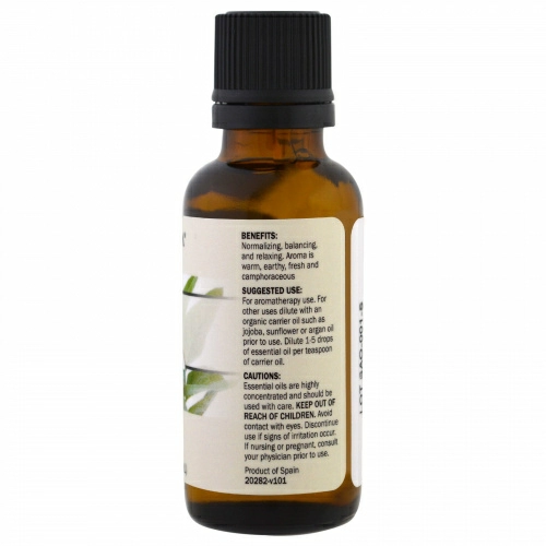 Dr. Mercola, Органическое эфирное масло, Шалфей, 1 унция (30 мл)