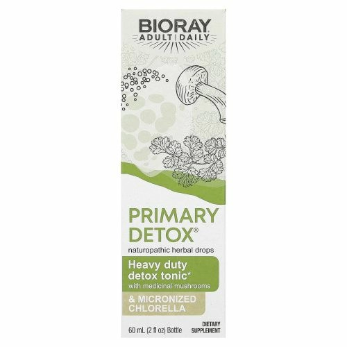 Bioray Inc., Основная детоксикация, тоник для усиленной детоксикации, не содержит спирта, 2 жид.унции(60 мл)