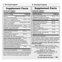 Nature's Plus, Очищение от кандиды, программа на 7 дней, 2 бутылочки по 28 капсул