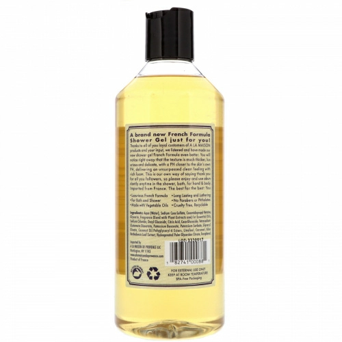A La Maison de Provence, Гель для душа, лаванда и алоэ с экстрактом кокоса, 16,9 ж. унц. (500 мл)