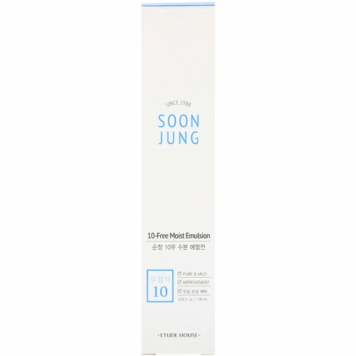 Etude, Soon Jung, 10-Free Moist Emulsion, 4.05 fl oz (120ml)