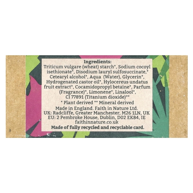 Faith in Nature, Шампунь, драконий фрукт, 85 г (3 унции)