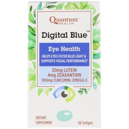 Quantum Health, Digital Blue, Eye Health, 60 Softgels