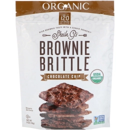 Sheila G's, Органическое печенье Brownie Brittle, шоколадные чипсы, 5 унц. (142 г)