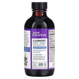 New Chapter, Сироп из бузины с медом, 118 мл (4 жидк. унц.)
