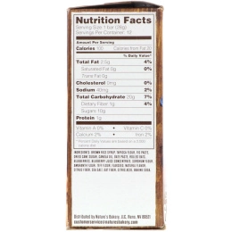 Nature's Bakery, Безглютеновый батончик из инжира, черника, 6 двойных упаковок, по 2 унц. каждый