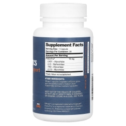 Dr. Tobias, пребиотики, поддержка пищеварения, 30 капсул