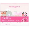 Huangjisoo, Sakura, Peeling Radiance Pads, 60 Pads, 7.76 fl oz (220 g)