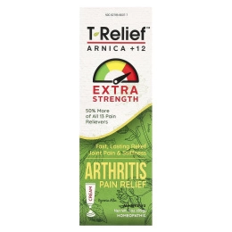 MediNatura, T-Relief, обезболивающая мазь при артрите, 1,76 унции (50 г)