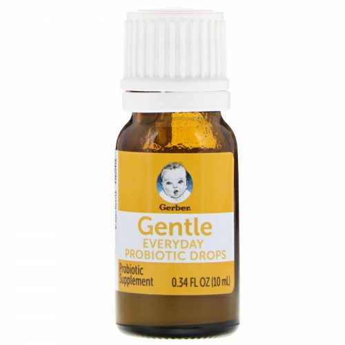 Gerber, Gentle, Everyday Probiotic Drops, 0.34 fl oz (10 ml)