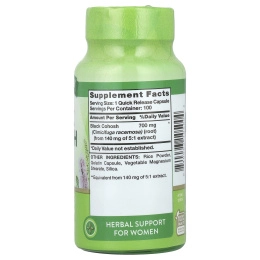 Nature's Truth, Черный кохош, 700 мг, 100 капсул быстрого высвобождения