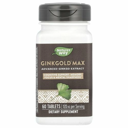 Nature's Way, Ginkgold макс, 120 мг, 60 таблеток