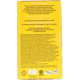 Pukka Herbs, Восстанавливающее средство, чай с натуральной корицей, кардамоном и имбирем, 20 пакетиков, 1.41 унций (40 г)