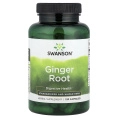 Swanson, Корень имбиря, стандартизированная цельная трава, 120 капсул