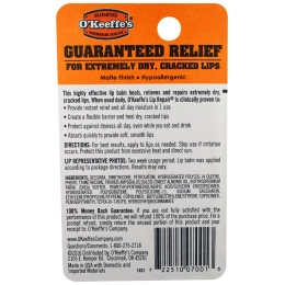 O'Keeffe's, "Восстановление губ", восстанавливающий бальзам для губ без ароматизаторов, 0,15 унции (4,2 г)